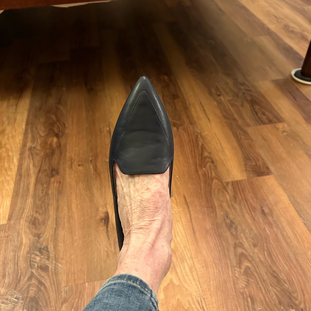 Cole Haan marine blue flats